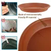 5Pcs New Durable Plastic Plant Saucer 15/25/30cm Round Drip Plant Trays Flower Pot Indoor Outdoor Home Garden Supplies