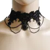 Europäische und amerikanische neue Gothic Vintage Spitzen Halskette Europäische und amerikanische Festivalkleid Halskette gefälschter Kragen Schmuck