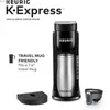 Koffiezetapparaten k-express koffiezetapparaat enkele service k-cup pod koffie brouwer zwart 12.8 lengte x 5,1 breedte x 12,6 Hoogte y240403