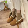 Boots Winter Flat Warm Women Shoes Fur Snow Boots Casual Dress Plush Loafers Buty Robocze Damskie 2022 Bedroom Cotton Boots