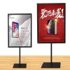 Holder metalen frame voetstuk A4 Advertentie Poster Stand Supermarkt Label Holder Stand Desktop Pop Banner Frame Display Board