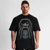 Męskie T-shirty Mężczyźni Odin Vikkingyins 5xl T-koszulka Bawełniane vintage wysokie topy plus koszulki wielkości duże duże ubranie 4xl 5xl 6xl Tshirts moda S 2443