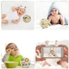 Décoration de fête 15pcs beaux cartes mensuelles bébé - Doublées de cercles en bois jalon avec signe de naissance pour girl boy easy install