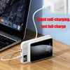 Banques électriques de téléphone portable 30000mAh Banque d'alimentation du chargeur sans fil à grande capacité magnétique 22,5 W Banque d'alimentation portable pour iPhone Samsung Huawei Fast Charge 2443