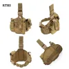 Sacs enveloppants enveloppants Sac à jambe réglable Pack de ceinture tactique militaire Pack de tir Holster Butt Sac à taille pour la chasse au camping