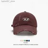 Ballkappen Trendy Brand Metal Hole Baseball Cap Women Männer Frühling Sommer 2024 Neue Mode Hip Hop Casual Verstellbare Straße Sun HatQ240403