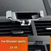 Bilhållare för Land R Diser Sports -2022 ABS Black/Sier Air Vent Mobiltelefon GPS Navigation Tillbehör Drop Delivery Automobiles Mot Otiqk