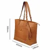 BAG SWDF 2024 National PU Leather Women Borse Bolsas Mujer Grande sponnetti vintage Basse a spalle per acquisti Shopping Borse Sac un principale