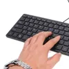 Teclados que vendem o teclado multifuncional K1000 Ultra-fino Mini-teclado com fio de teclado com fio USB de teclado de teclado de teclado aquático com fios de teclado a água teclado