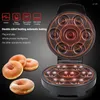 Brödtillverkare Hushållen US Standard 110V Cake Maker Toaster Donut Double-Sided Heating Electric Pan Breakfast Egg