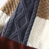 メンズセーター冬パズルセーター屋外の風のクルーネック刺繍カジュアルサーマルドロップデリバリーアパレル衣類DH7AQ