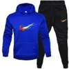 Мужские спортивные костюмы Nke Tech Tech Transe Track Suits Coodie Fashion American Basketball с двумя частями с женской спортивной курткой.