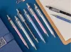 Pencils 30 pcs/lot Creative Metal Mechanical Pencil Cute 0.5/0.7mm Automatic Pencils Office School Writing Supplies Stationery Gift