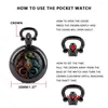 Pocket Watches Classic Dragon Game Glass Dome Vintage Quartz Watch Men Women Pendant Necklace Chain Charm Clock Jewelry Gifts