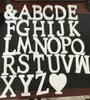 White Wooden Letter English Alphabet DIY Personalised Name Design Art Craft Standing Heart Wedding Home Decor2135754