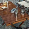 Mountainhiker Table pliante en hêtre pour camping, table en bois pour barbecue familial, bureau de pique-nique, table de fête de jardin, voyage, randonnée, mobilier d'extérieur