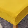 Couvre-chaise Soup de couverture en peluche pour la salle à manger du bureau de banquet Protecteur Matière élastique fauteuil