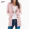 Malhas femininas estilo pulabo y2k para outono e inverno cardigan camisola feminina europa com decote em v único breasted manga comprida casaco de malhas