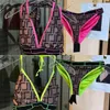 Projektant bikini ustawił dwuczęściowy stroje kąpielowe letnie bikini dla kobiet designerskich strojów kąpielowych luksusowe bikini seksowne bikini strojów kąpielowych plażowy kombinezon pływania z pudełkiem wysokiej jakości