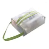 Sacs de rangement Sac cosmétique en maille transparente Brosse de maquillage de soins de la peau de voyage de voyage de voyage pour les femmes