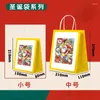 Party Decoration 20PCS 2024 Christmas Gift Bag Net Red Packaging Paper Spot Wholesale