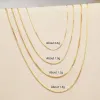 Necklaces YUNLI Real 18K Gold Necklace Match Pendant Chain Solid AU750 Chopin Chain for Women Fine Jewelry Wedding Gift