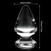 Speelgoed Grote Crystal Butt Plug vagina Ball Big Pyrex Glass Anal Dildo Bead volwassen seksspeeltjes voor vrouwen Men Gay Masturbator