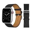 Äkta läderband smarta remmar för Apple Watch Ultra 49mm Band 41mm 45mm 40mm 44mm 42mm 38mm Äkta läder Watchband Armband Iwatch Series 8 7 3 4 5 6 SE Rem
