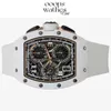 Watches Luxury Mechanical Swiss Movement Ceramic Dial Rubber strap Sports Winding Lifestyle Flyback Chronography Rm72-01 qq BO