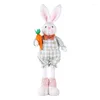 Party Decoration Plush Easter Figurines Desktop Ornaments Crafts Decor