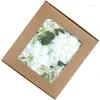 Decorative Flowers Artificial Box Set Faux Combo For DIY Wedding Bouquets Centerpieces Silk With Stems And Leaves