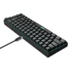 Claviers HXSJ V200 Film Clavier RVB RV LED Backlight Game Keyboard 68Keys PC Game d'ordinateur portable Consolel2404