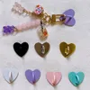 1pc Autodesivo Metal Heart Phone Phone Phone Telefono cellulare Ring Stand Stand Gankle Charms Charms Clasp Accessori