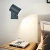 ウォールランプノルディック屋内GU10 5WロータリースイッチEUホームベッド用リビングルーム用ホワイトライトプラグエイズル照明飾る