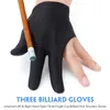 20 pezzi di guanti di biliardo traspirante snooker snocchi sinistra a mano destra 3 dita cue guanti per uomini accessori da biliardo 240328