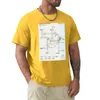 Polos da uomo Sydney Trains Map Maglietta Maglietta per animali da asciugatura rapida per ragazzi Taglie di abiti estetici per uomini