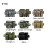 Sacs enveloppants enveloppants Sac à jambe réglable Pack de ceinture tactique militaire Pack de tir Holster Butt Sac à taille pour la chasse au camping