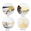 Window Stickers Wholesale Metallic Gold Foil Heat Transfer Good Flex Vinyls 25x100cm Iron On HTV For T Shirts Easy To Cut Films