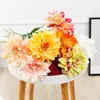 Decorative Flowers Artificial Plants Green White Dahlia Pink Azalea Home Garden Decorate