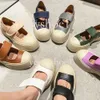 Dhgate designer sneaker pablo mary jane sko kvinnor man svart läder snörning lyxig plattform balett platt klack låg topp sneakers gummi sula casual skor