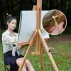 Dekorativa plattor och bärbart skissverktygsset för konststudenter utövar bara utomhusmålningstativ nybörjare