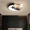 Ceiling Lights Modern LED For Children Room Bedroom Study Baby Nursery Decor Cartoon Star Moon Chandelier Kids Lamp