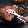 Nieuwe BBQ Tang Steak roestvrijstalen voedseltang Keukengerei Buffet Kookgereedschap Anti warmtebrood Clip Gafklem klemgerei- voor keukengerei kookgereedschap