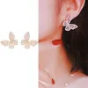 Big Butterfly Stud örhängen smycken Europa amerikansk personlighet zirkonfjärilar high end örhängen s925 silver nål aaa zirkonörhängen alla hjärtans dag gåva SPC