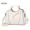 Shoulder Bags Luxury Women Bag 2024 Designr Leather Messenger Fashion Crossbody Handbags Purses Totes Bolsos Para Mujer