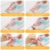 Sneakers Elastic Shoelaces No Tie Shoes Laces For Kids and Adult Quick Lazy Locking Shoe Strings 240321