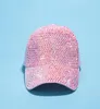 Girls Hip Hop Hat Rhinestones Luxury Pearl Sequins Baseball Cap Summer Cotton Hat8533517