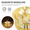 Candle Holders Burner Ceramic Holder Lamp Base Oil Supplies Temple Alloy Butter Stand Exquisite