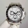 Orologi da polso orologio cronografo meccanico automatico Zwarte Keramische Bezel Horloge inossidabile Orologi da uomo Luxur