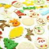 Baking Moulds 14Pcs Christmas Cookie Cutter Stainless Steel Cut Candy Biscuit Mold Cooking Tools Theme Metal Cutters Mould Snowm